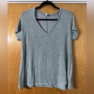 American Eagle Outfitters Textured V-Neck Tee